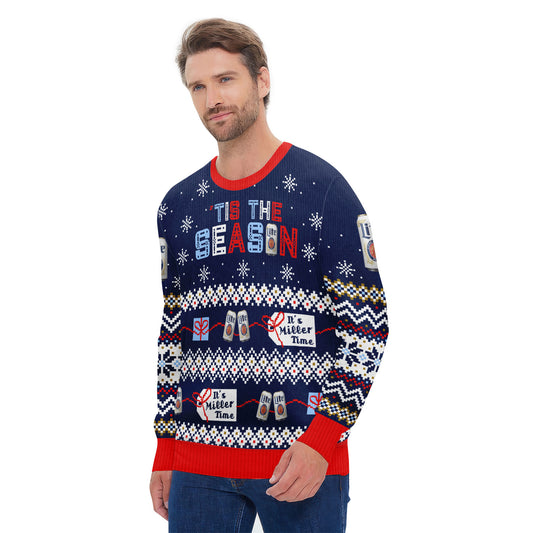 Miller Lite Tis The Season Ugly Sweater