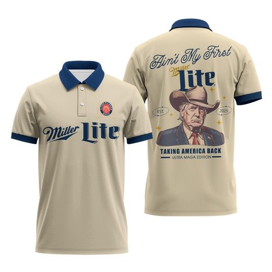 Miller Lite Trump Polo Shirt - VinoVogue.com