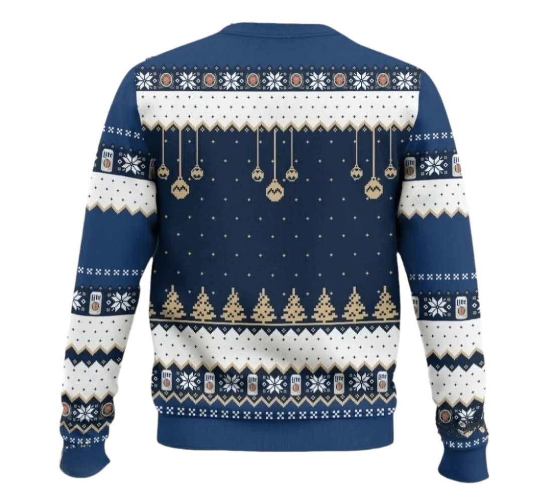 Miller Lite Wonderful Time For a Beer Ugly Sweater - VinoVogue.com