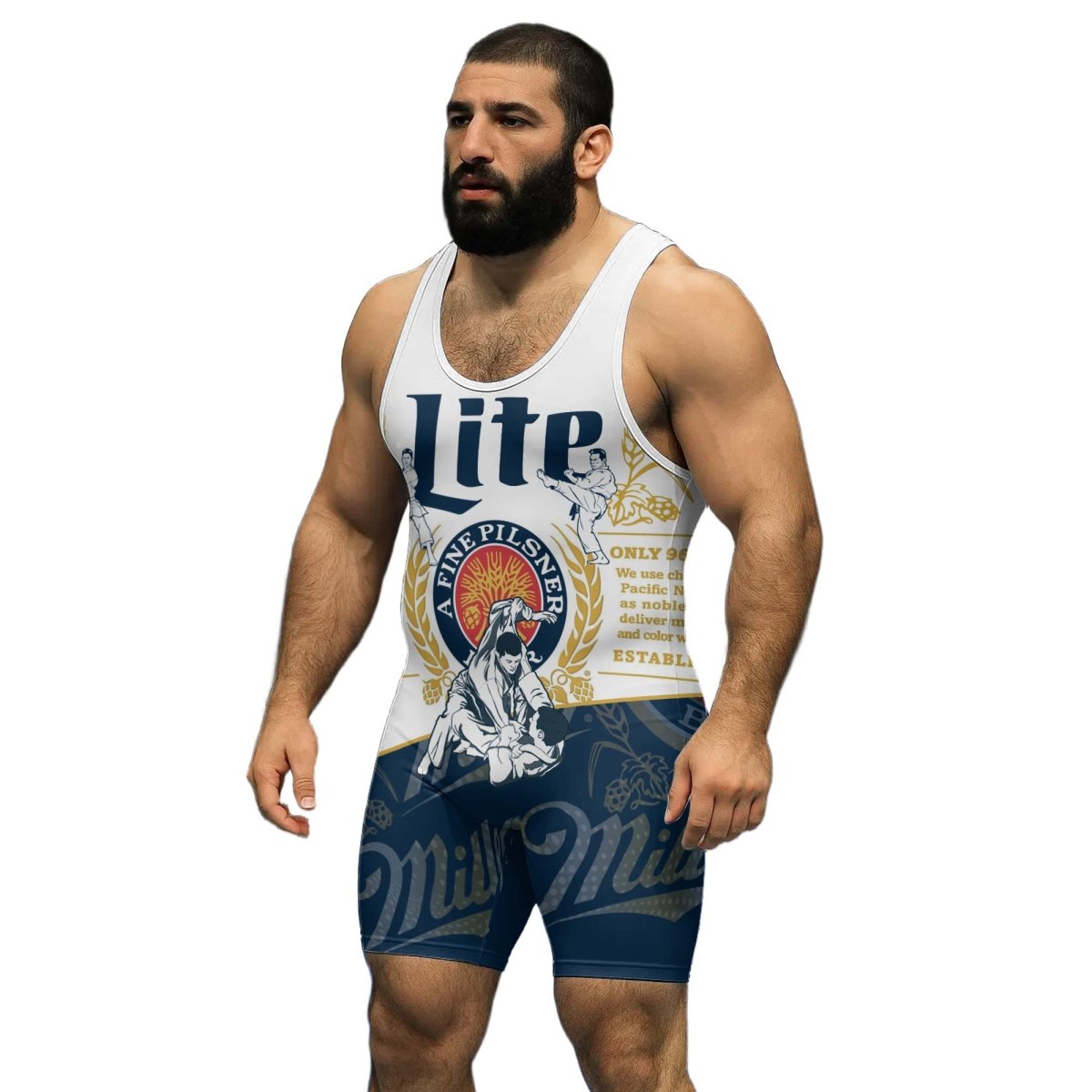 Miller Lite Wrestling Singlet - VinoVogue.com