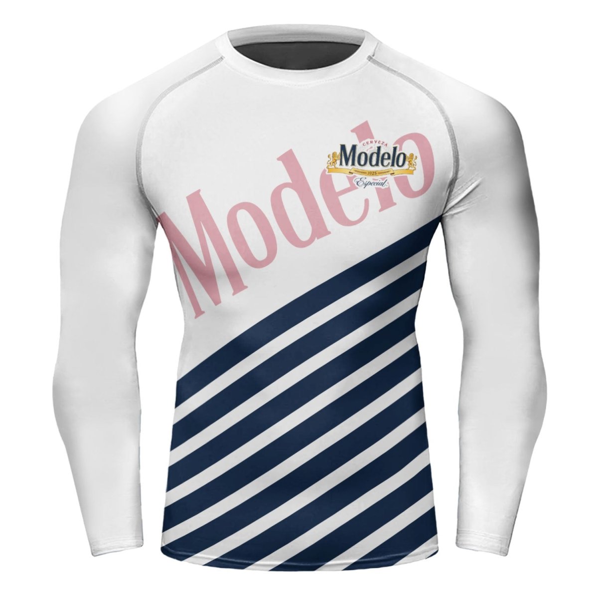 Modelo Diagonal Stripe Rash Guard - VinoVogue.com