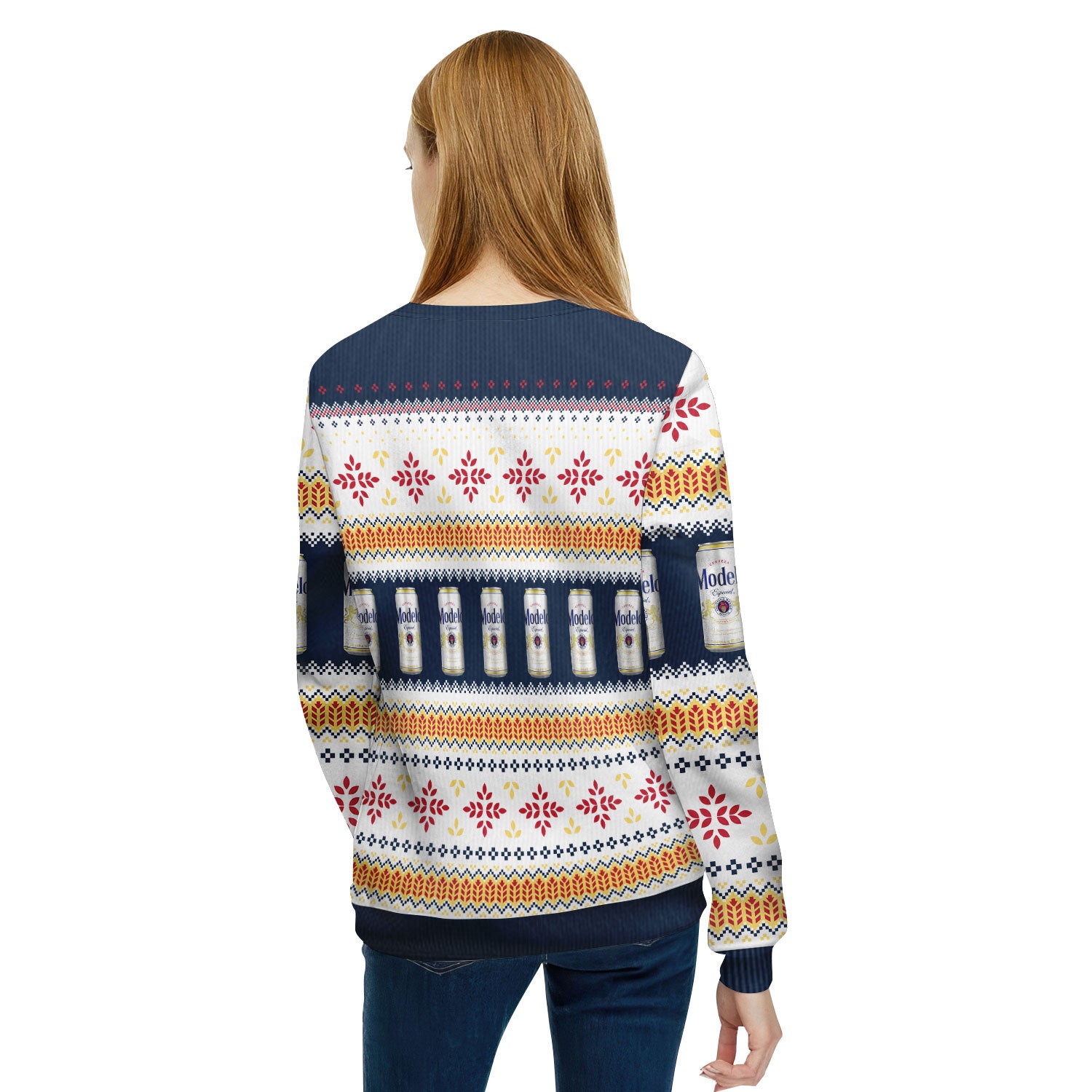 Modelo Festive Holiday Ugly Sweater