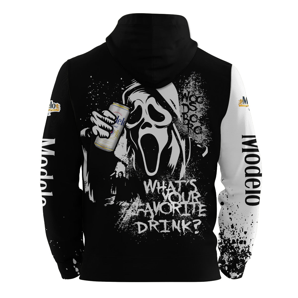 Modelo Ghostface Scream Hoodie & Zip Hoodie