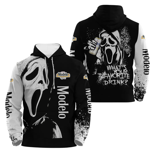 Modelo Ghostface Scream Hoodie & Zip Hoodie