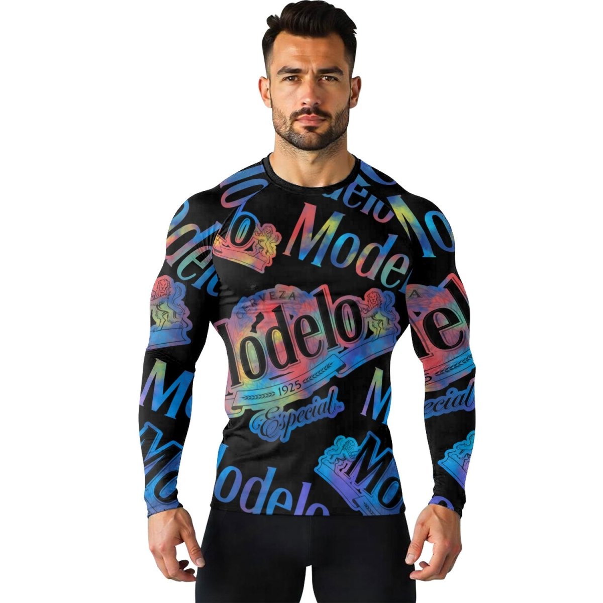 Modelo Retro Rash Guard - VinoVogue.com