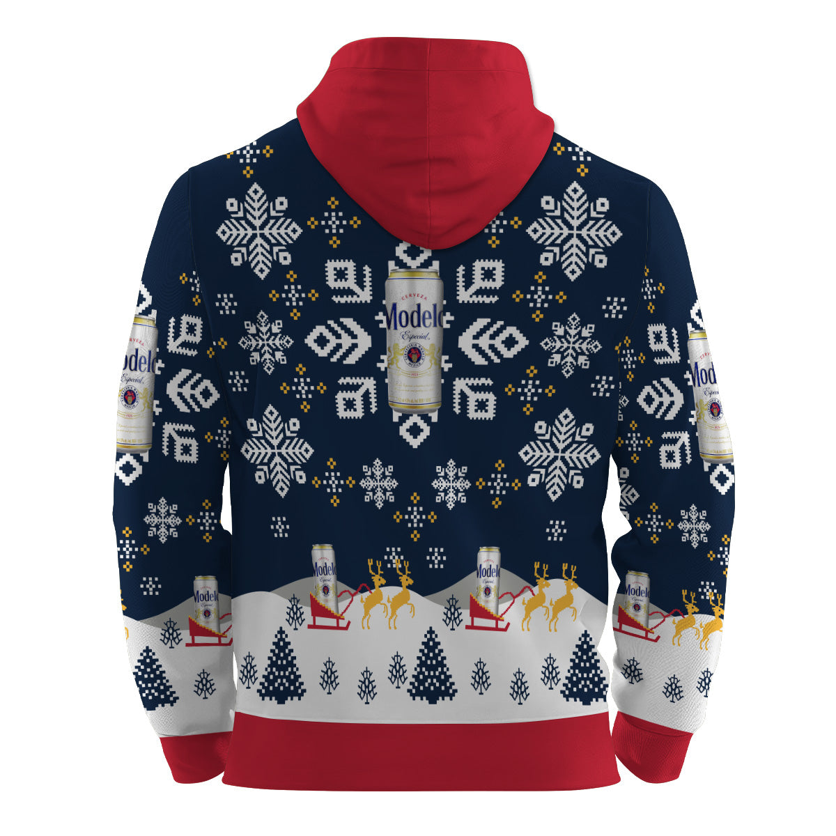 Modelo Snowflake Pullover & Zip Hoodie