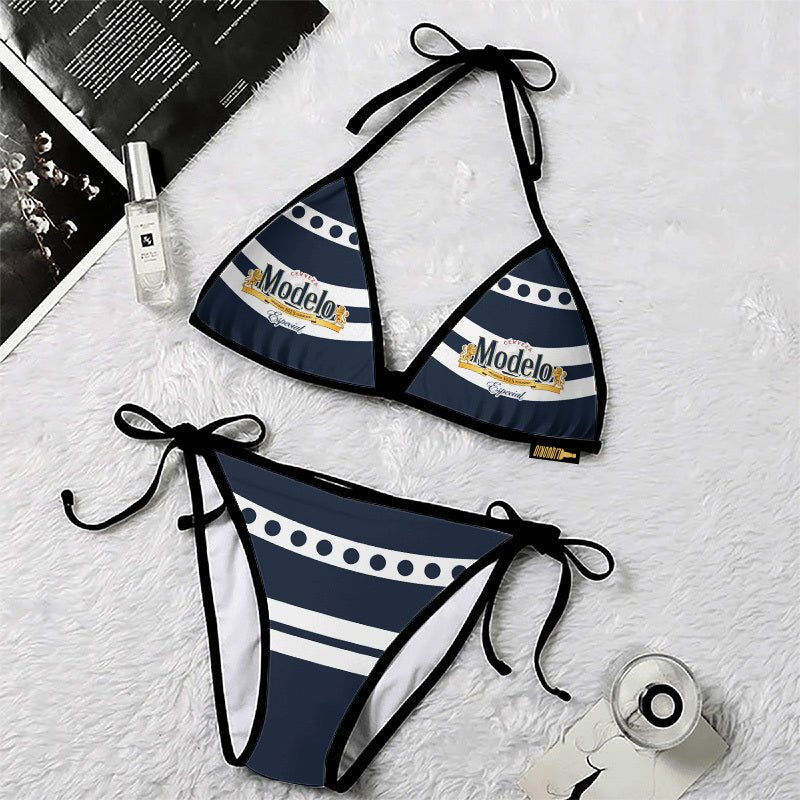 Modelo Triangle Beach Bikini - VinoVogue.com