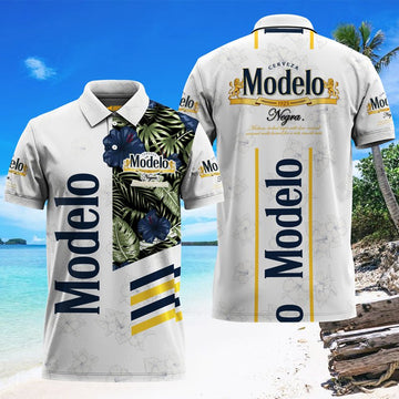 Modelo Tropical Environment Polo Shirt - VinoVogue.com