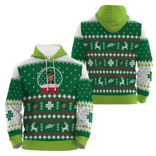 Mountain Dew Christmas Crystal Ball Pullover & Zip Hoodie