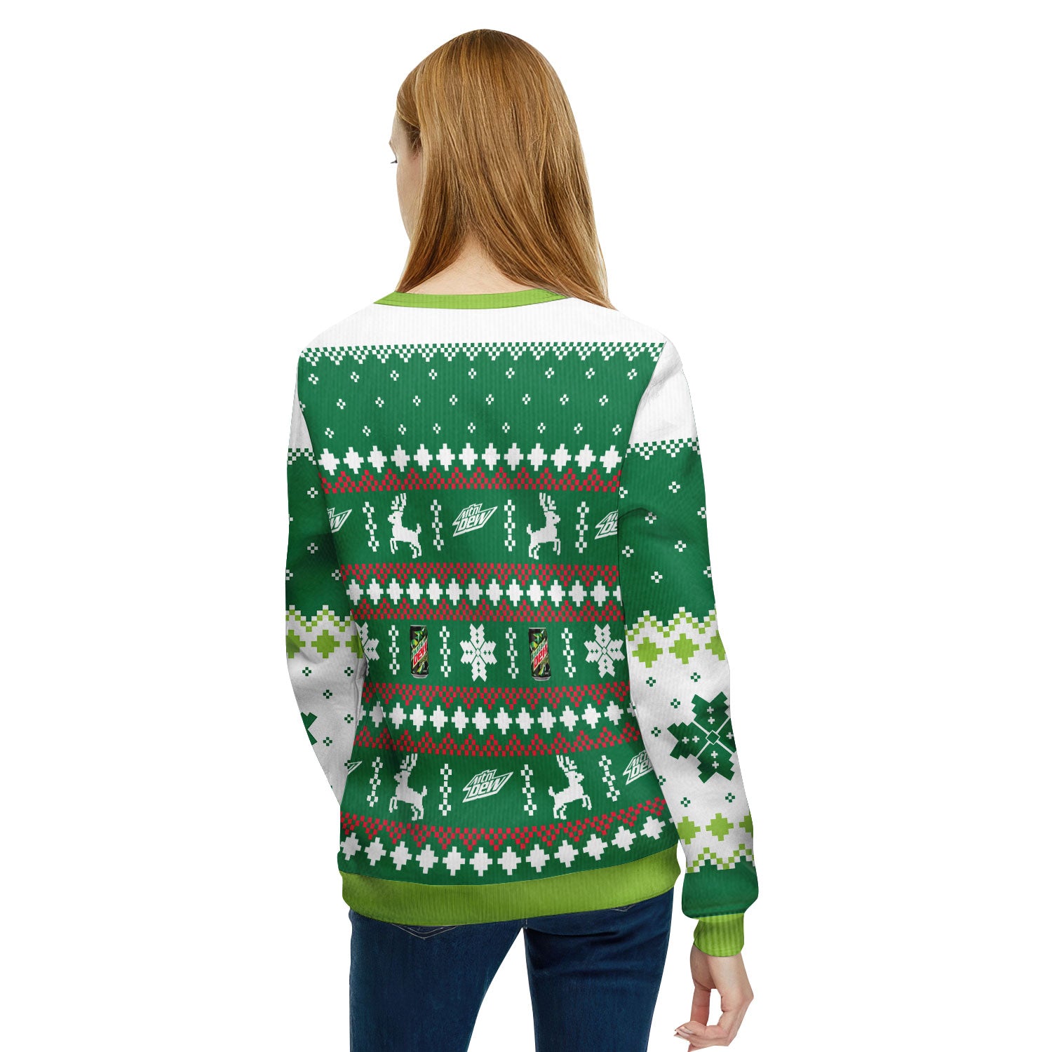 Mountain Dew Christmas Crystal Ball Ugly Sweater