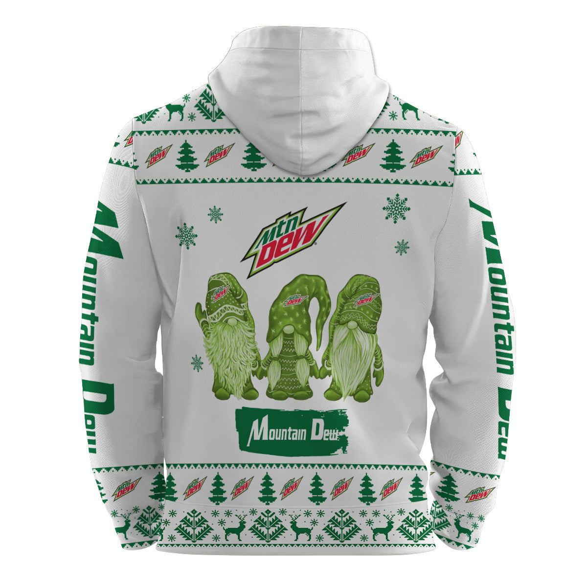 Mountain Dew Christmas Gnomies Pullover & Zip Hoodie