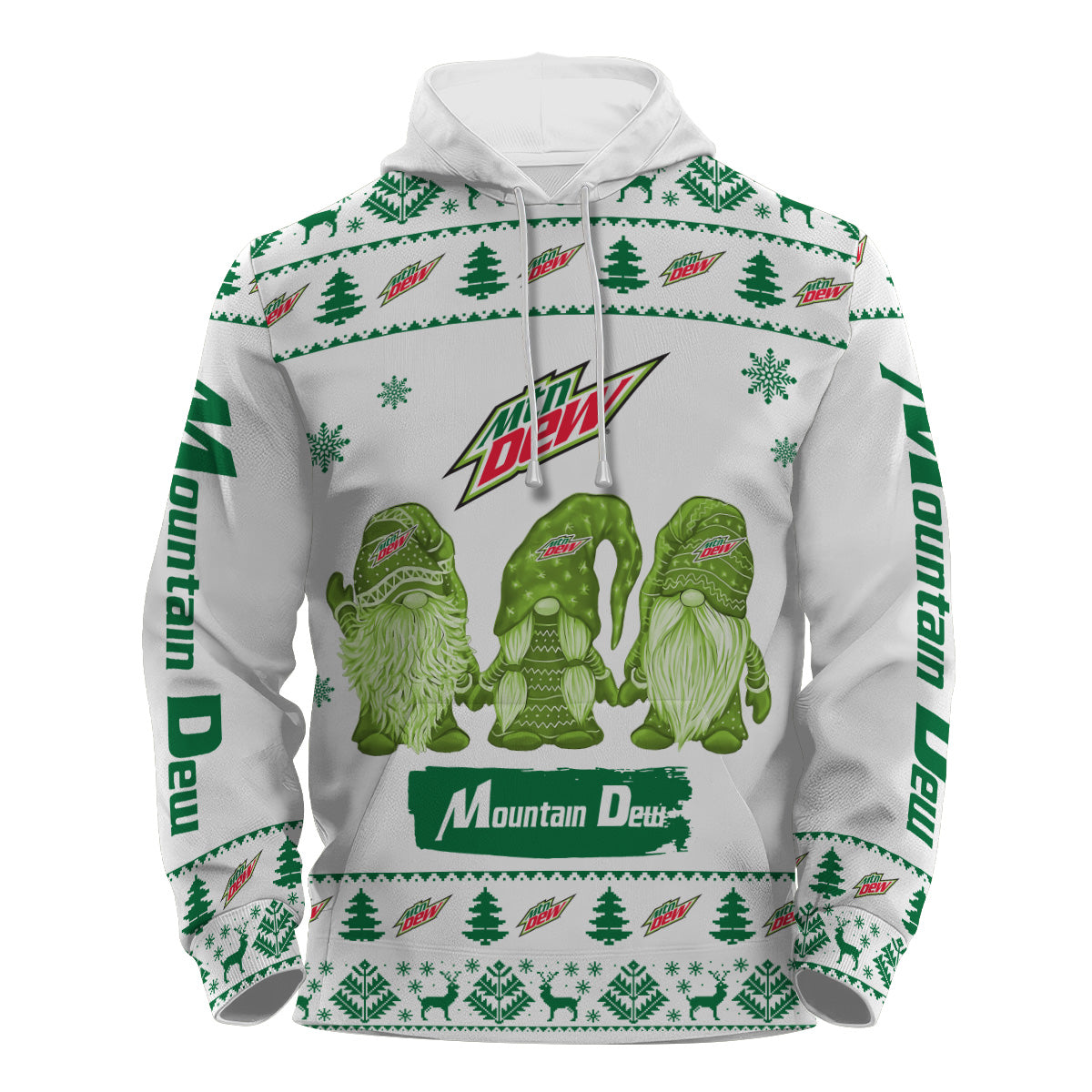 Mountain Dew Christmas Gnomies Pullover & Zip Hoodie