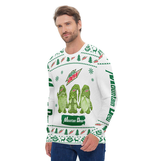 Mountain Dew Christmas Gnomies Ugly Sweater