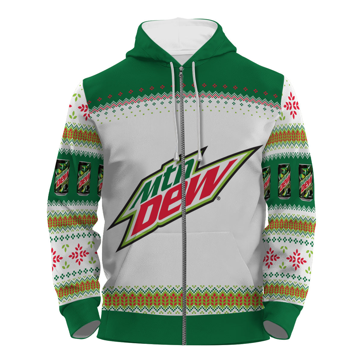 Mountain Dew Festive Holiday Pullover & Zip Hoodie
