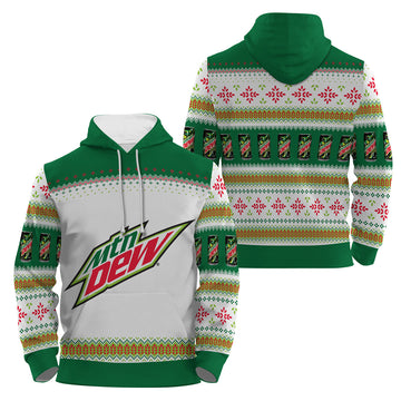 Mountain Dew Festive Holiday Pullover & Zip Hoodie