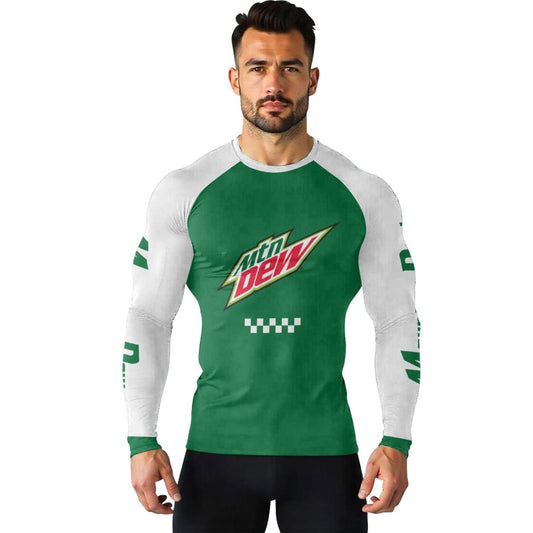 Mountain Dew Green Rash Guard - VinoVogue.com