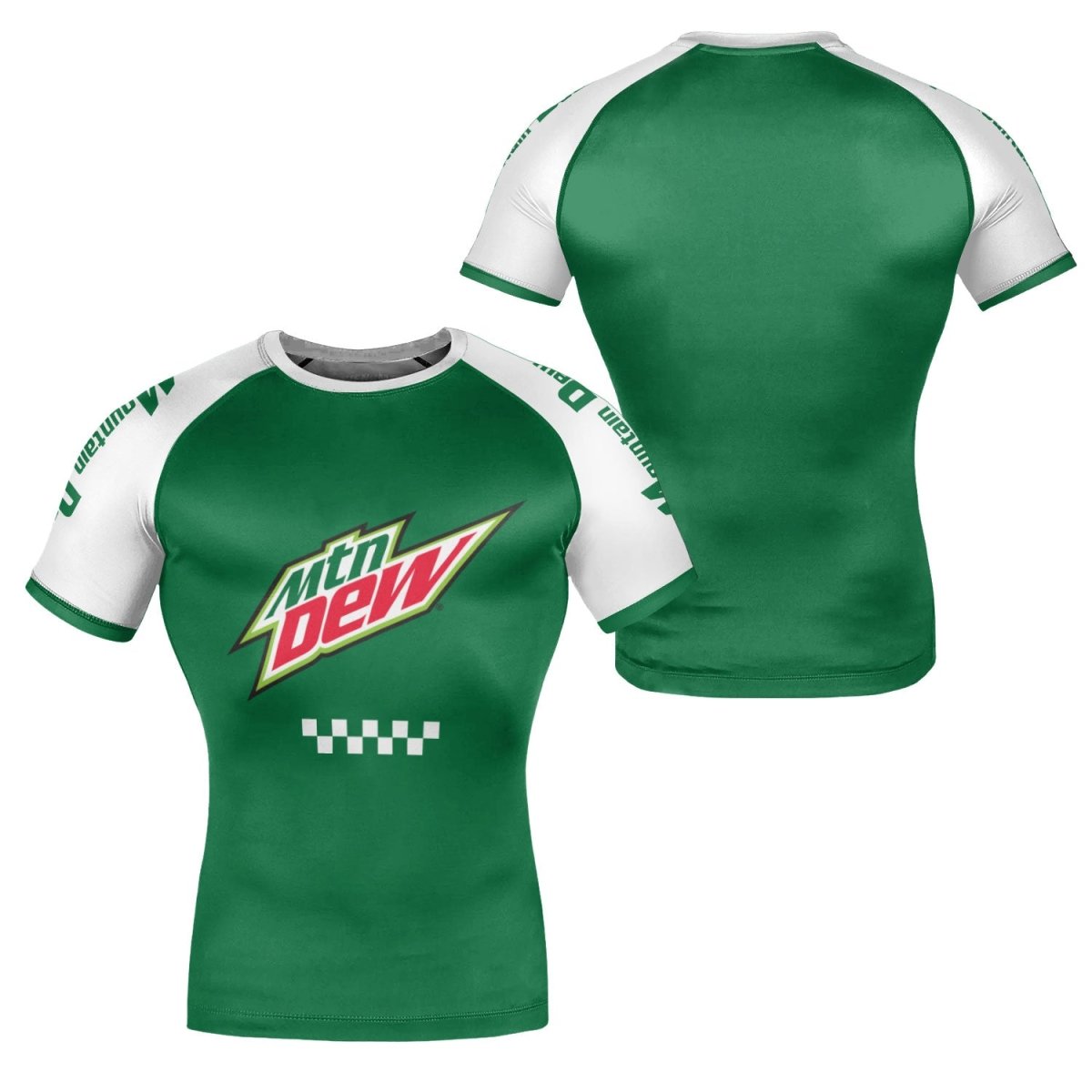 Mountain Dew Green Rash Guard - VinoVogue.com