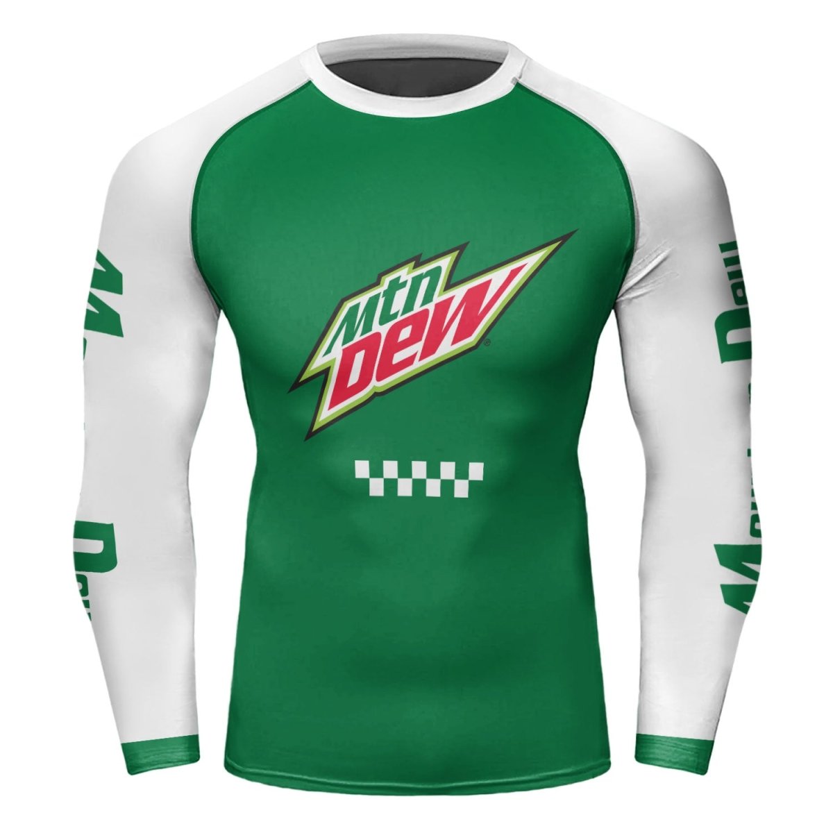 Mountain Dew Green Rash Guard - VinoVogue.com