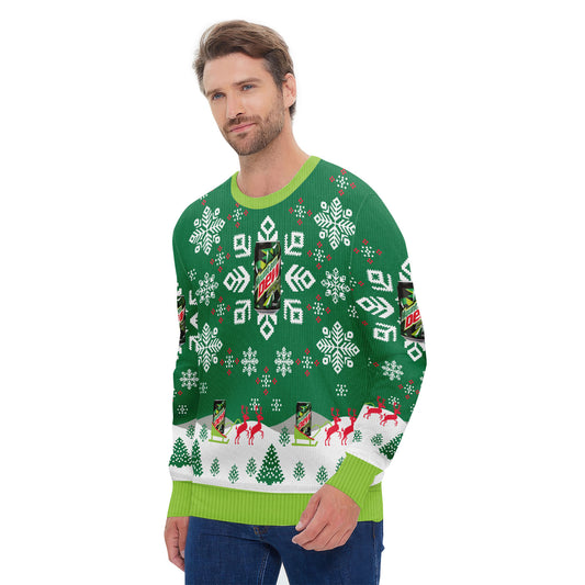Mountain Dew Snowflake Ugly Sweater