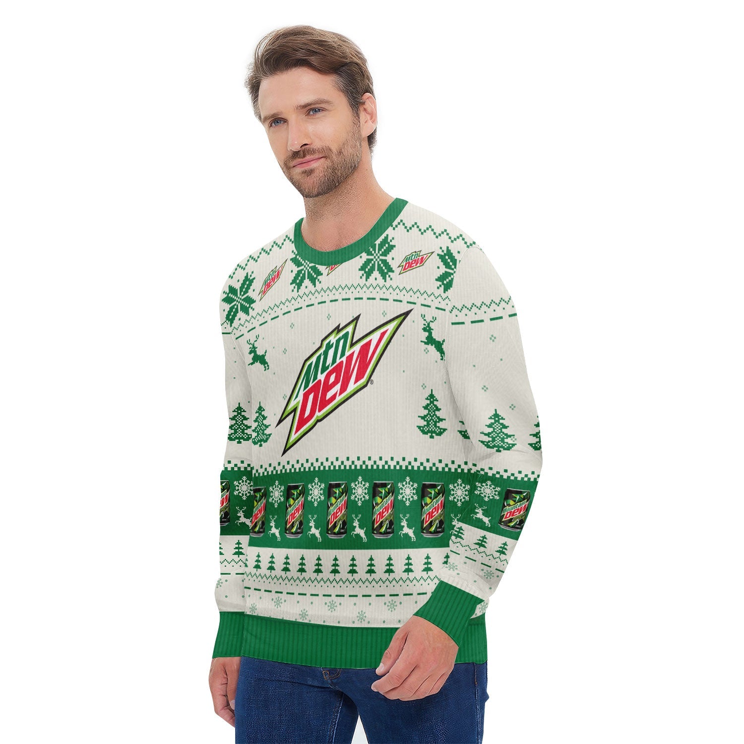 Mountain Dew Snowy Sips Ugly Sweater