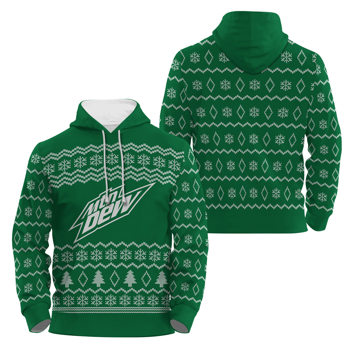 Mountain Dew Winter Festive Pullover & Zip Hoodie