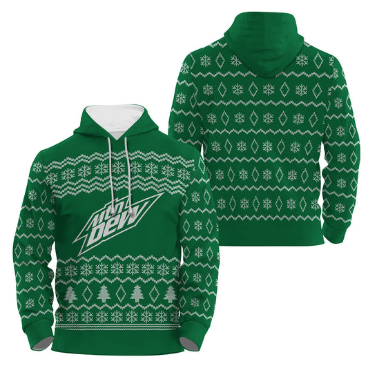 Mountain Dew Winter Festive Pullover & Zip Hoodie