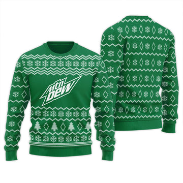 Mountain Dew Winter Festive Ugly Sweater