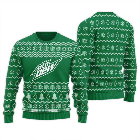 Mountain Dew Winter Festive Ugly Sweater