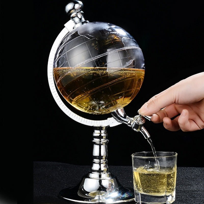 Novelty Globe Wine Decanters Drink Dispenser 1.5L Drinking Game - VinoVogue.com