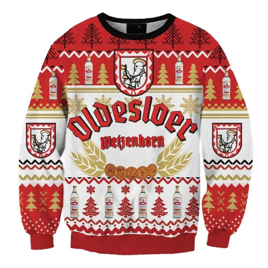 Oldesloer Weizenkorn Christmas Ugly Sweater - VinoVogue.com