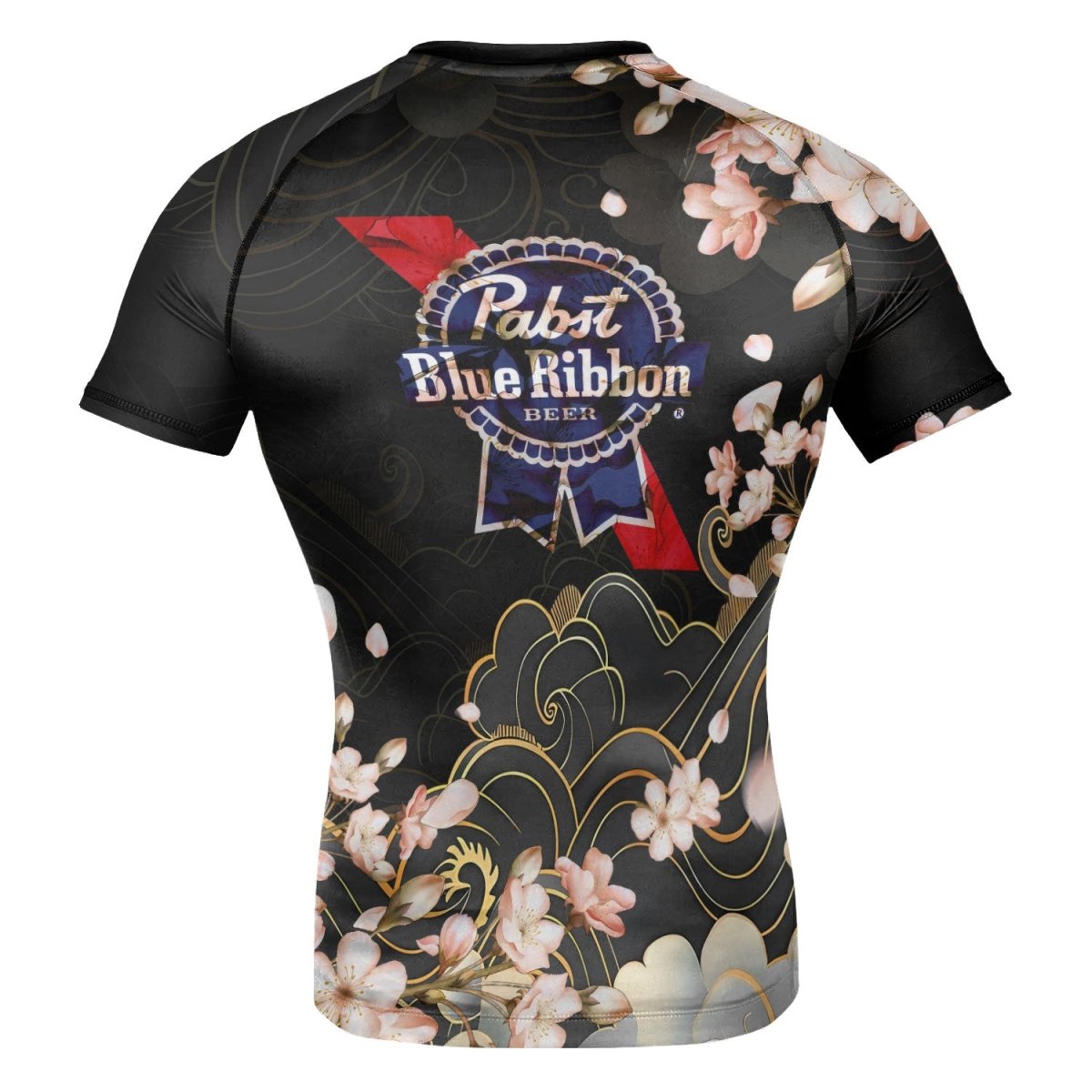 Pabst Blue Ribbon Blossom Rash Guard - VinoVogue.com