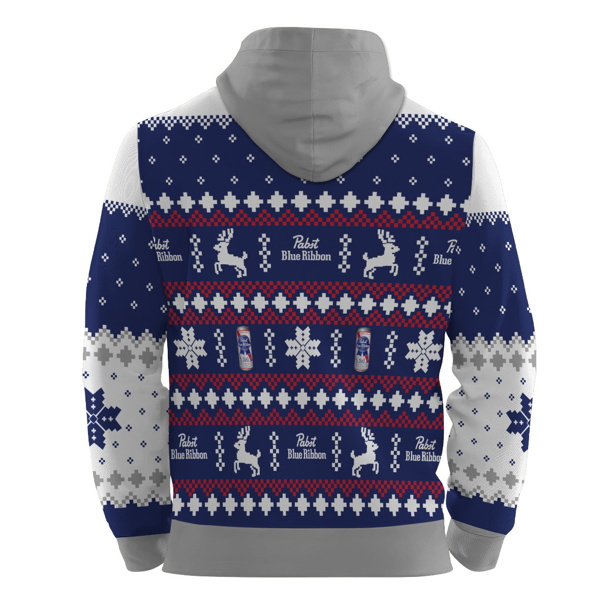 Pabst Blue Ribbon Christmas Crystal Ball Pullover & Zip Hoodie