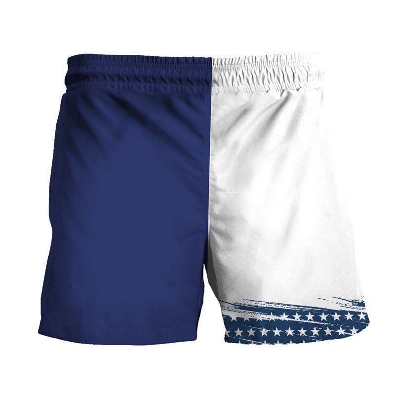 Pabst Blue Ribbon Eagle of Freedom Swim Trunks - VinoVogue.com