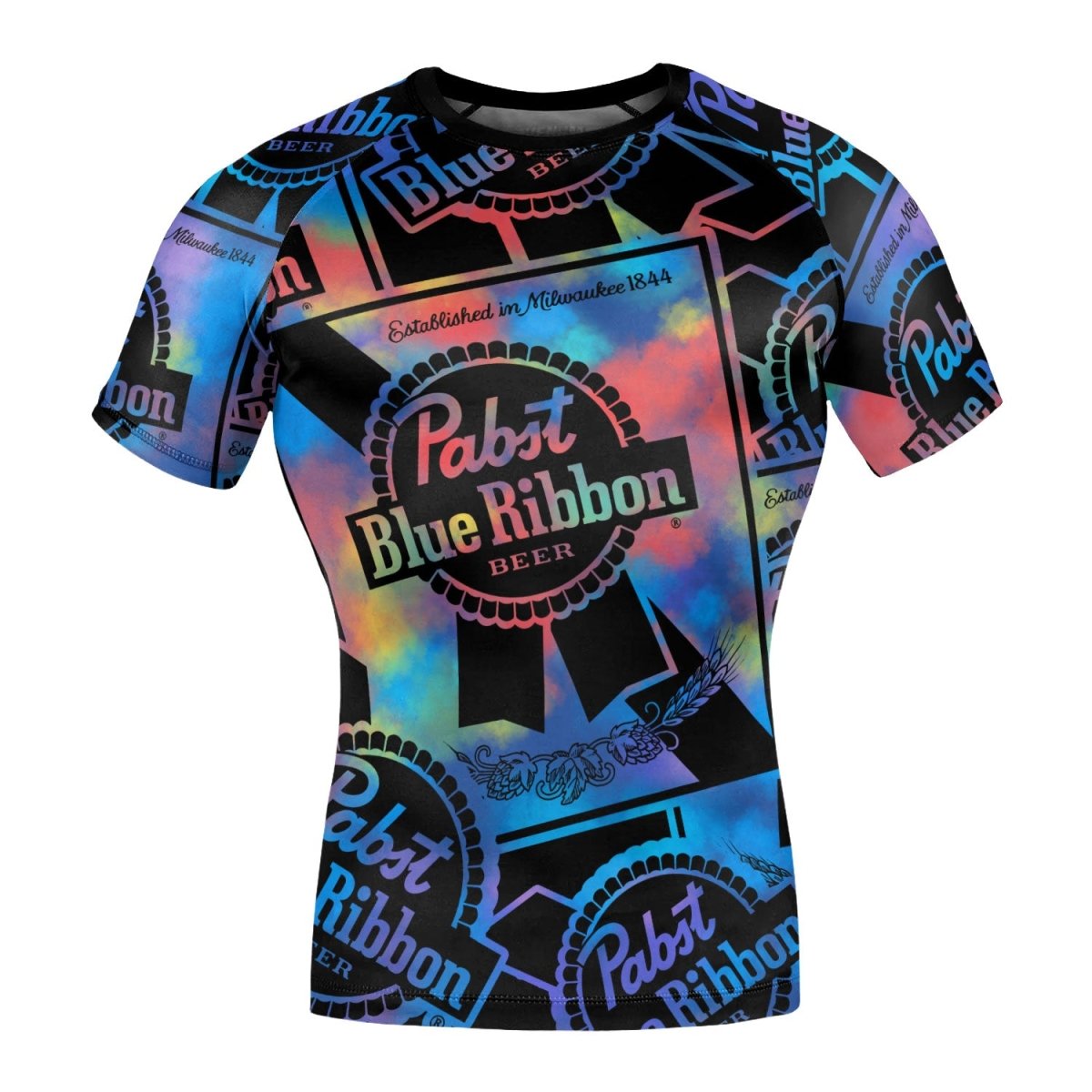 Pabst Blue Ribbon Retro Rash Guard - VinoVogue.com