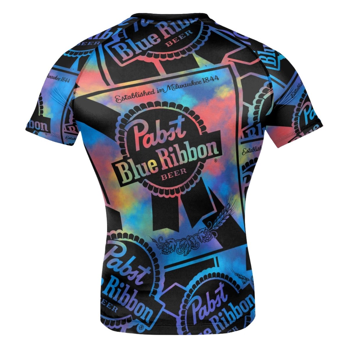 Pabst Blue Ribbon Retro Rash Guard - VinoVogue.com