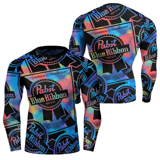 Pabst Blue Ribbon Retro Rash Guard - VinoVogue.com
