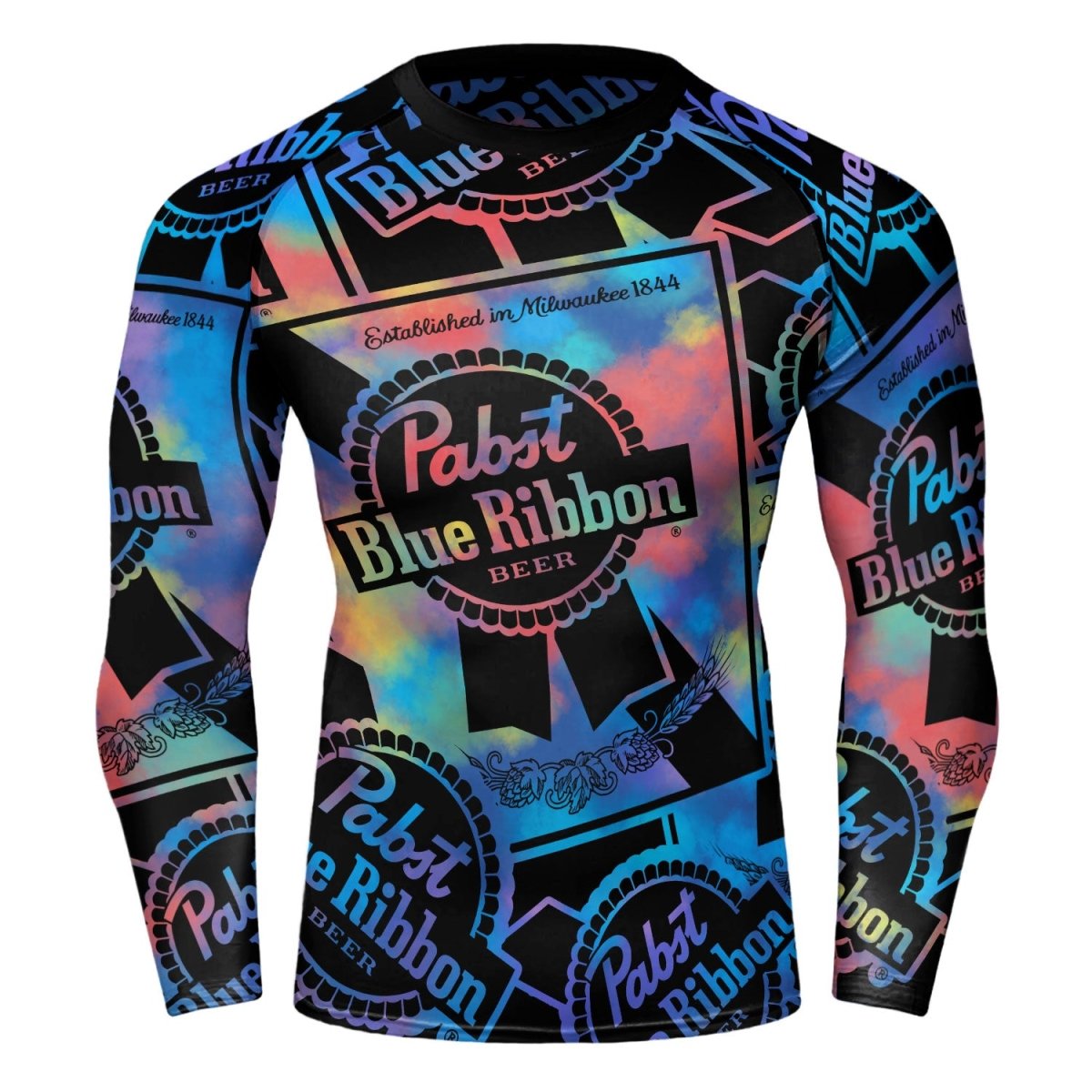 Pabst Blue Ribbon Retro Rash Guard - VinoVogue.com
