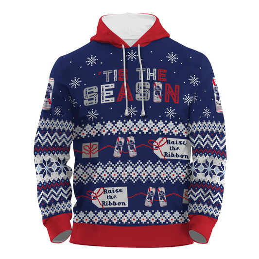 Pabst Blue Ribbon Tis The Season Pullover & Zip Hoodie