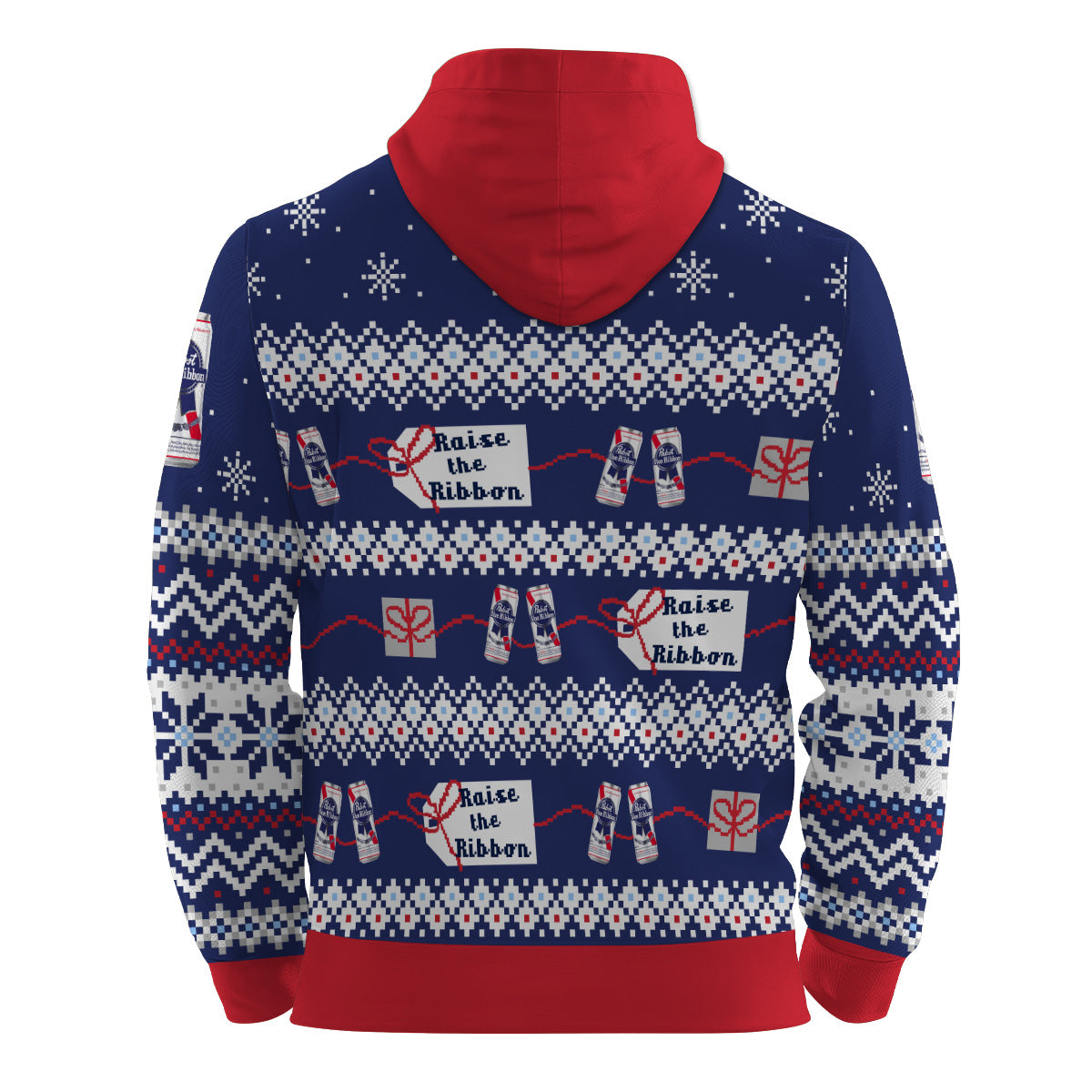 Pabst Blue Ribbon Tis The Season Pullover & Zip Hoodie