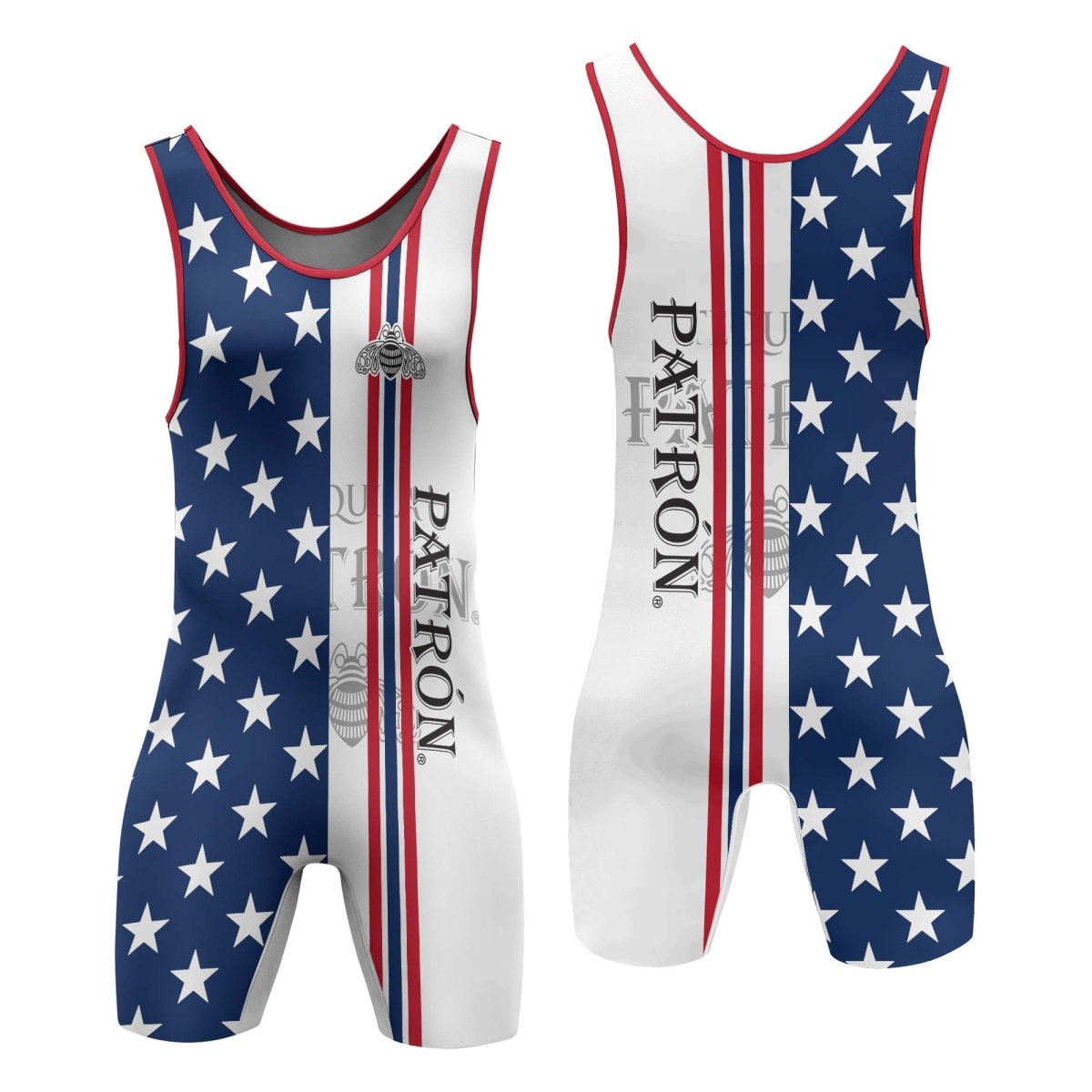 Patron Fourth Of July Wrestling Singlet - VinoVogue.com
