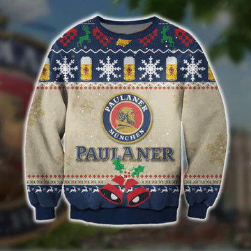 Paulaner Christmas Jingle Bell Ugly Sweater - VinoVogue.com