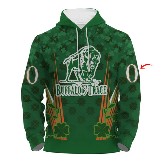 Personalized Buffalo Trace St Patrick's Day Hoodie & Zip Hoodie - VinoVogue.com