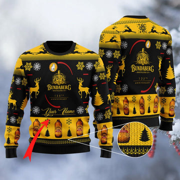 Personalized Bundaberg Black Ugly Sweater - VinoVogue.com