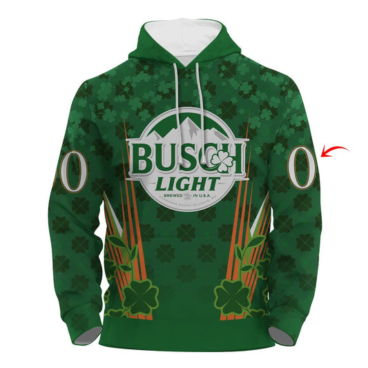 Personalized Busch Light St Patrick's Day Hoodie & Zip Hoodie - VinoVogue.com