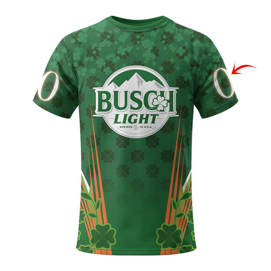 Personalized Busch Light St Patrick's Day T-Shirt - VinoVogue.com