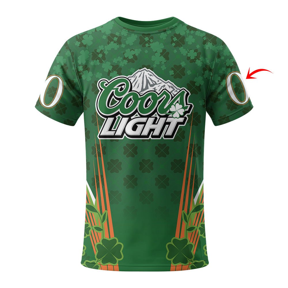 Personalized Coors Light St Patrick's Day T-Shirt - VinoVogue.com