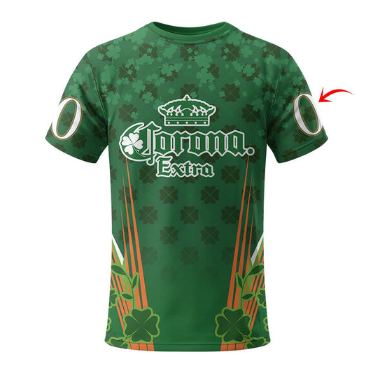 Personalized Corona Extra St Patrick's Day T-Shirt - VinoVogue.com