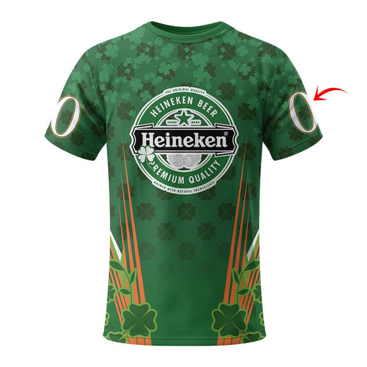 Personalized Heineken St Patrick's Day T-Shirt - VinoVogue.com