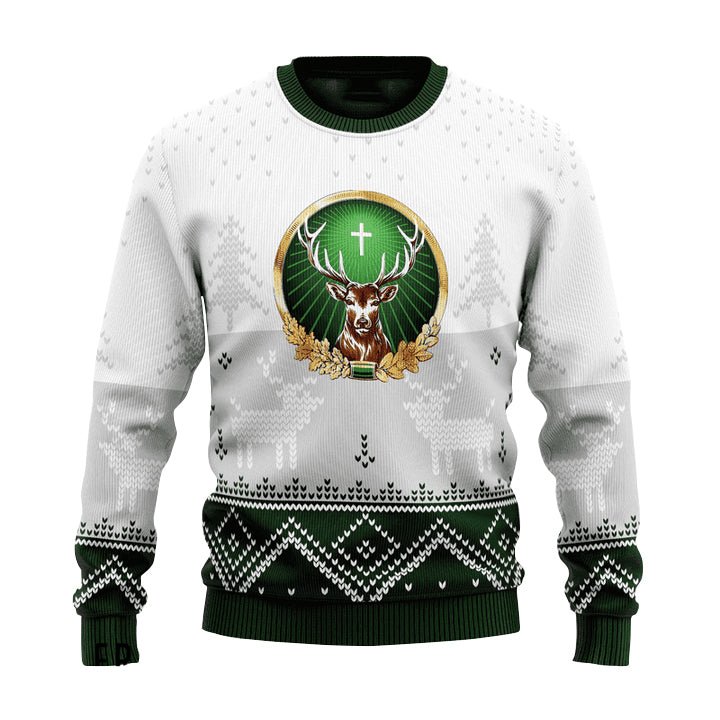 Personalized Jagermeister Winter Reindeer Ugly Sweater - VinoVogue.com