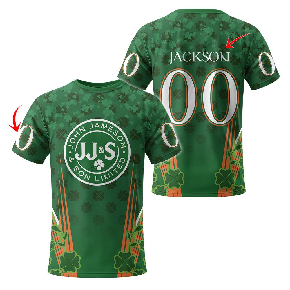 Personalized Jameson St Patrick's Day T-Shirt - VinoVogue.com